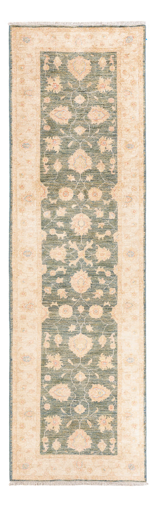 Ziegler Teppich 89x297cm - Orientteppich - olivgrün