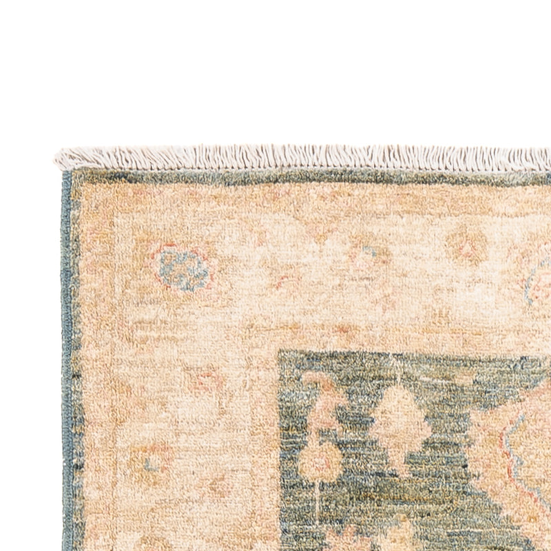 Ziegler Teppich 89x297cm - Orientteppich - olivgrün