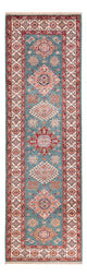 Kazak Teppich 75x247cm - Orientteppich - dunkelblau