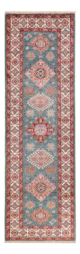Kazak Teppich 75x247cm - Orientteppich - dunkelblau