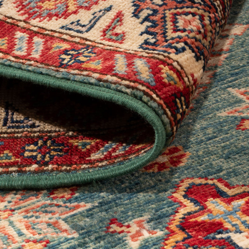 Kazak Teppich 75x247cm - Orientteppich - dunkelblau