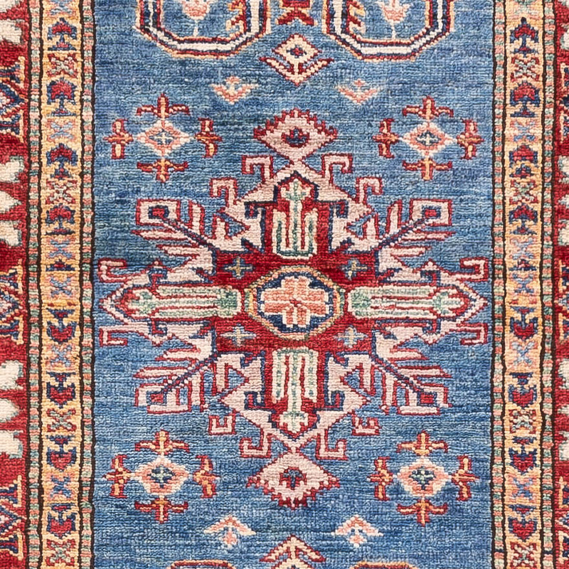 Kazak Teppich 73x242cm - Orientteppich - blau