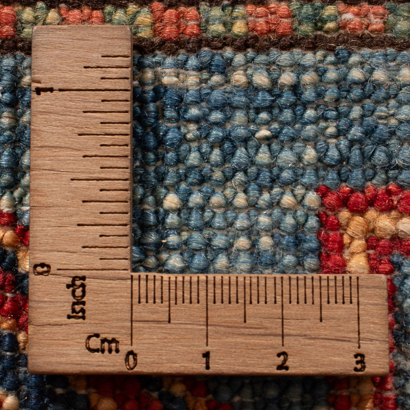Kazak Teppich 73x242cm - Orientteppich - blau