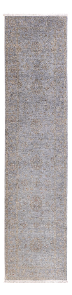 Ziegler Modern Teppich 81x338cm - Orientteppich - grau