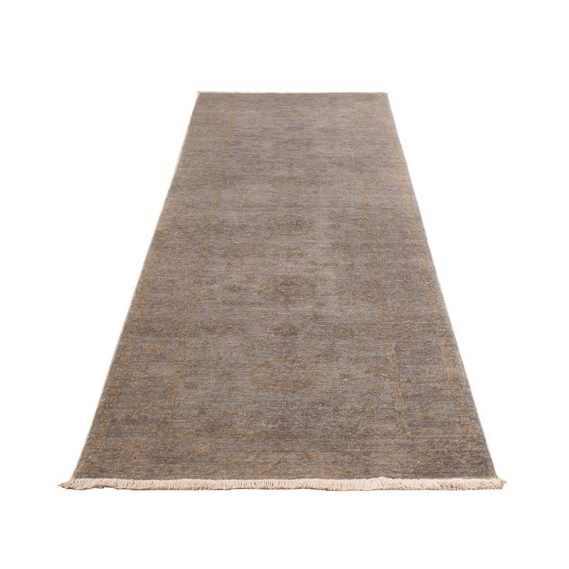 Ziegler Modern Teppich 81x338cm - Orientteppich - grau