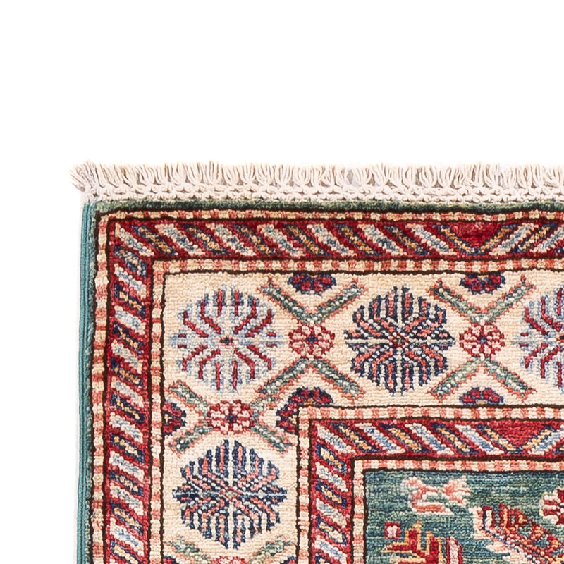Kazak Teppich 73x248cm - Orientteppich - dunkelgrün