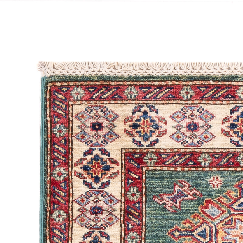 Kazak Teppich 78x242cm - Orientteppich - grün