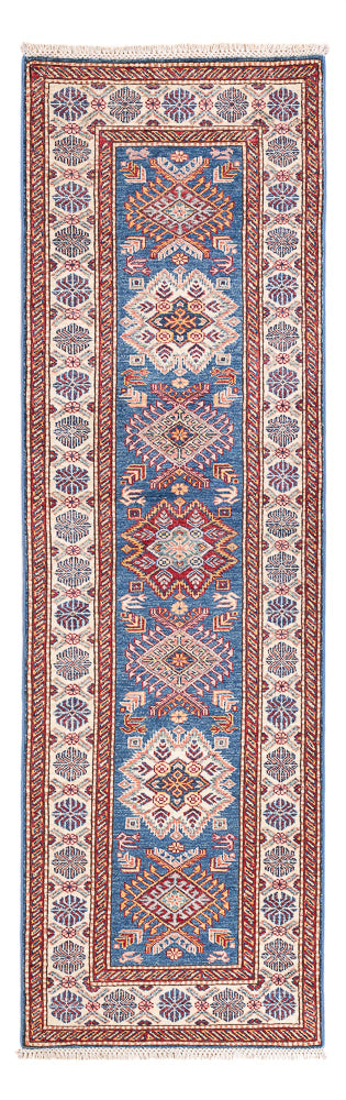 Kazak Teppich 73x247cm - Orientteppich - blau