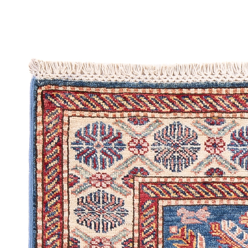 Kazak Teppich 73x247cm - Orientteppich - blau