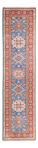 Kazak Teppich 83x307cm - Orientteppich - blau
