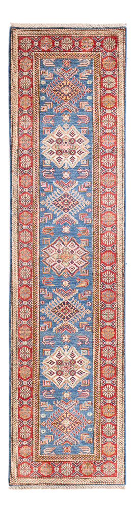 Kazak Teppich 83x307cm - Orientteppich - blau