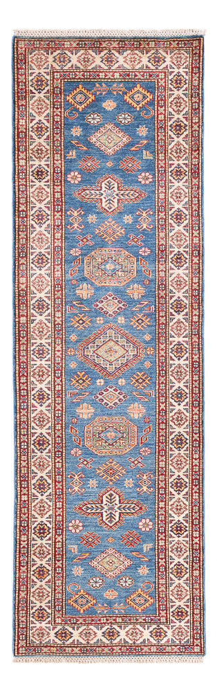 Kazak Teppich 77x254cm - Orientteppich - blau