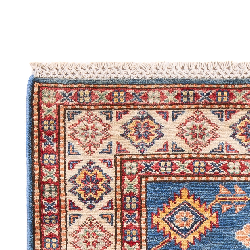 Kazak Teppich 77x254cm - Orientteppich - blau