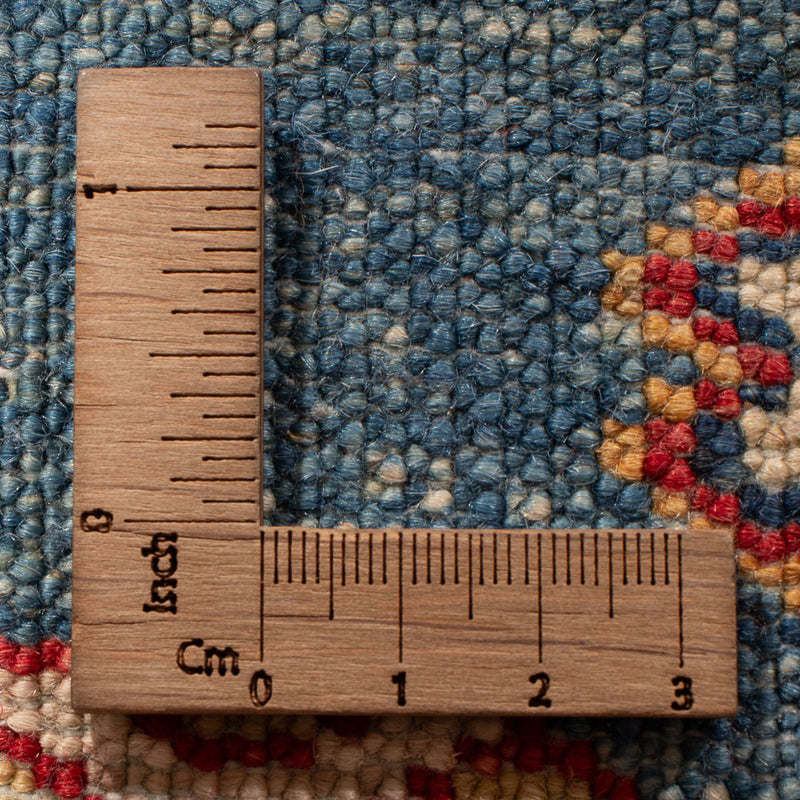 Kazak Teppich 77x254cm - Orientteppich - blau