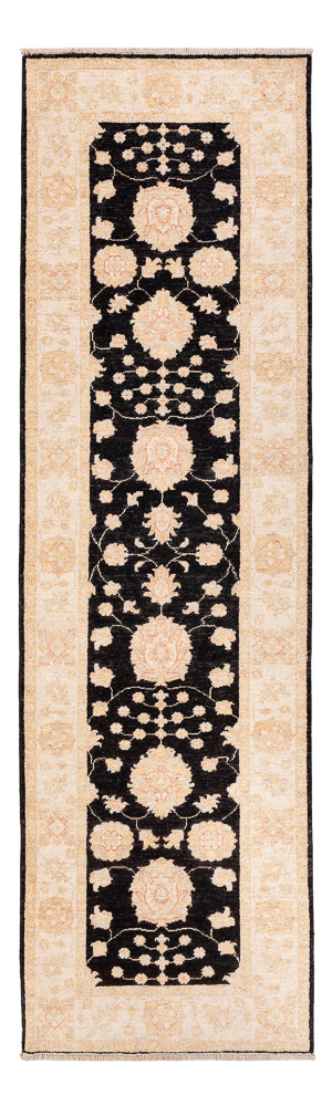 Ziegler Teppich 84x303cm - Orientteppich - dunkelblau