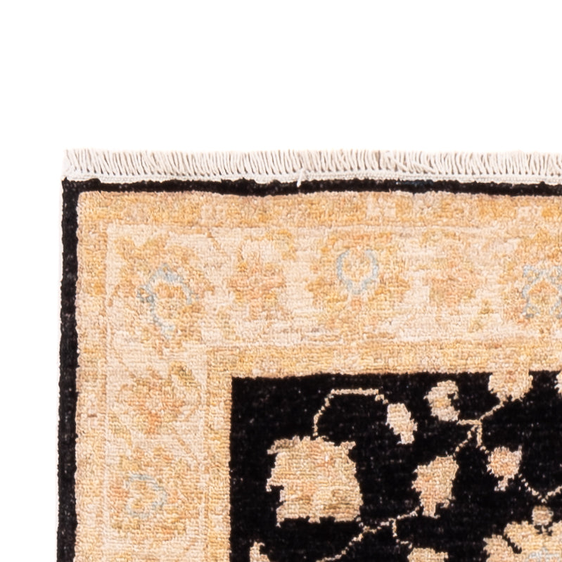 Ziegler Teppich 79x300cm - Orientteppich - dunkelblau