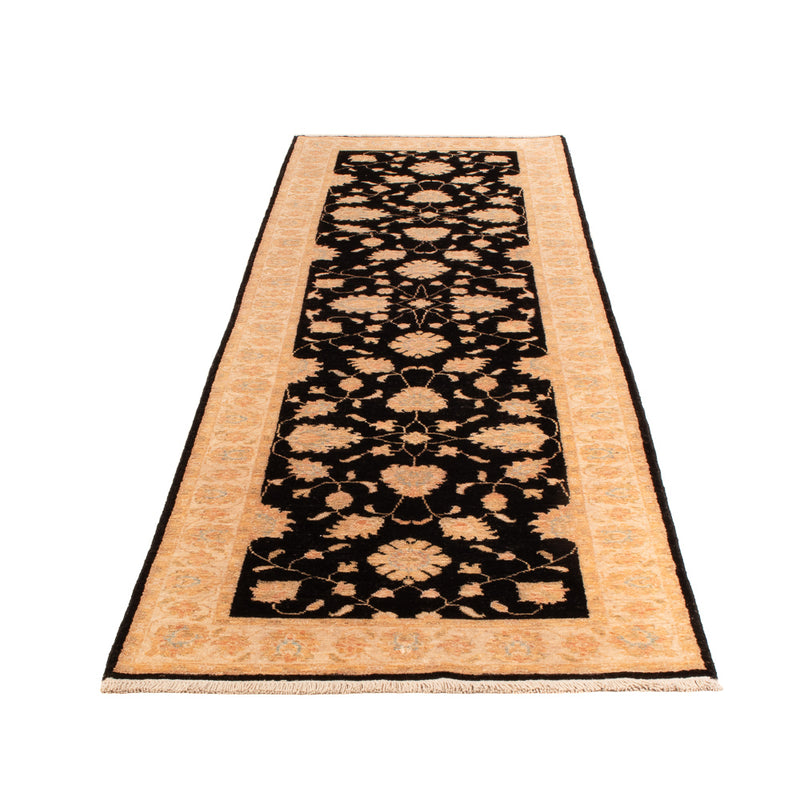 Ziegler Teppich 79x300cm - Orientteppich - dunkelblau