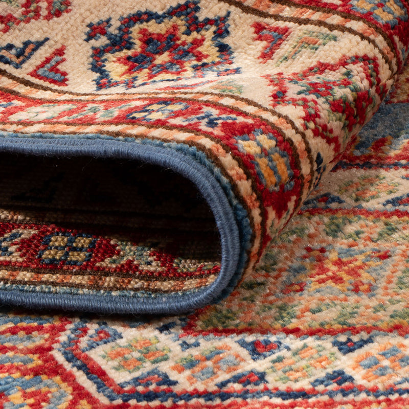 Kazak Teppich 74x256cm - Orientteppich - blau