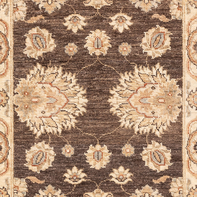 Ziegler Teppich 75x305cm - Orientteppich - dunkelbeige