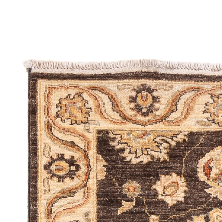 Ziegler Teppich 75x305cm - Orientteppich - dunkelbeige