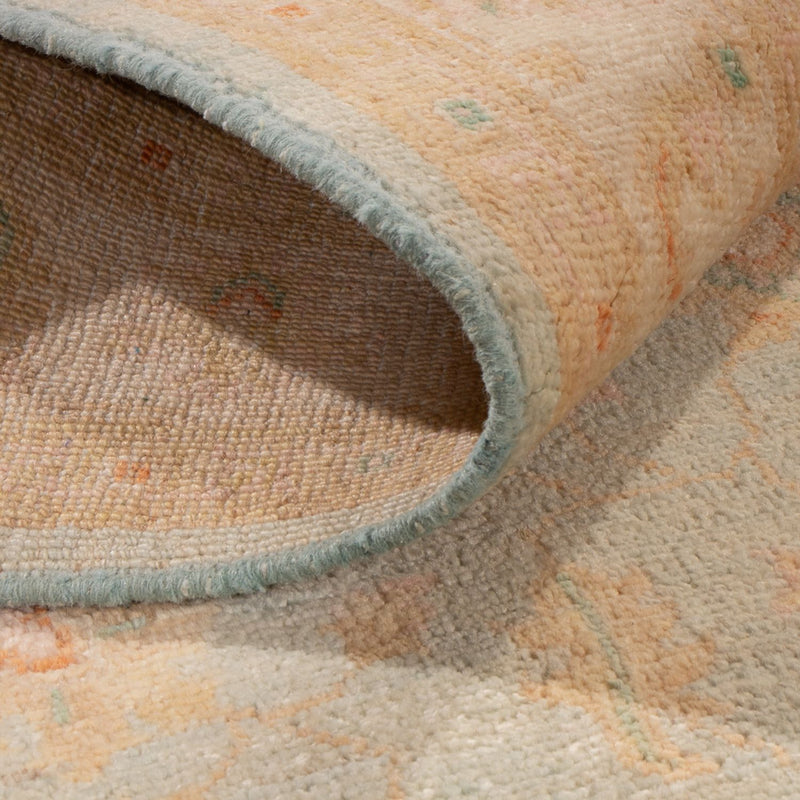 Ziegler Teppich 98x160cm - Orientteppich - aqua