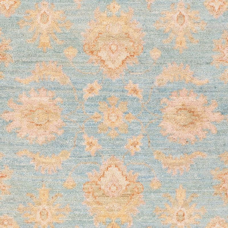 Ziegler Teppich 99x145cm - Orientteppich - hellblau