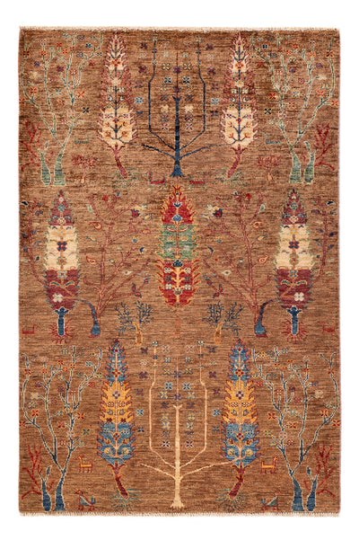 Ariana Teppich 102x155cm - Orientteppich - dunkelbeige