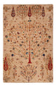 Ariana Teppich 105x160cm - Orientteppich - dunkelbeige
