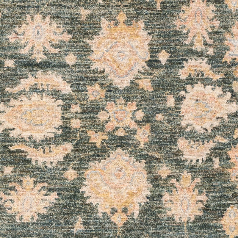 Ziegler Teppich 105x150cm - Orientteppich - minzgrün