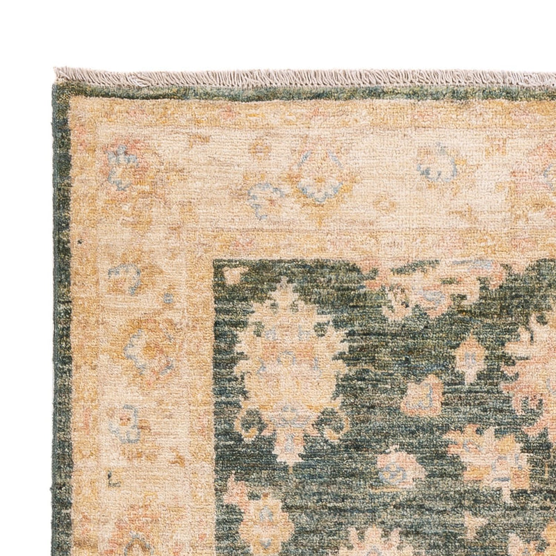 Ziegler Teppich 105x150cm - Orientteppich - minzgrün