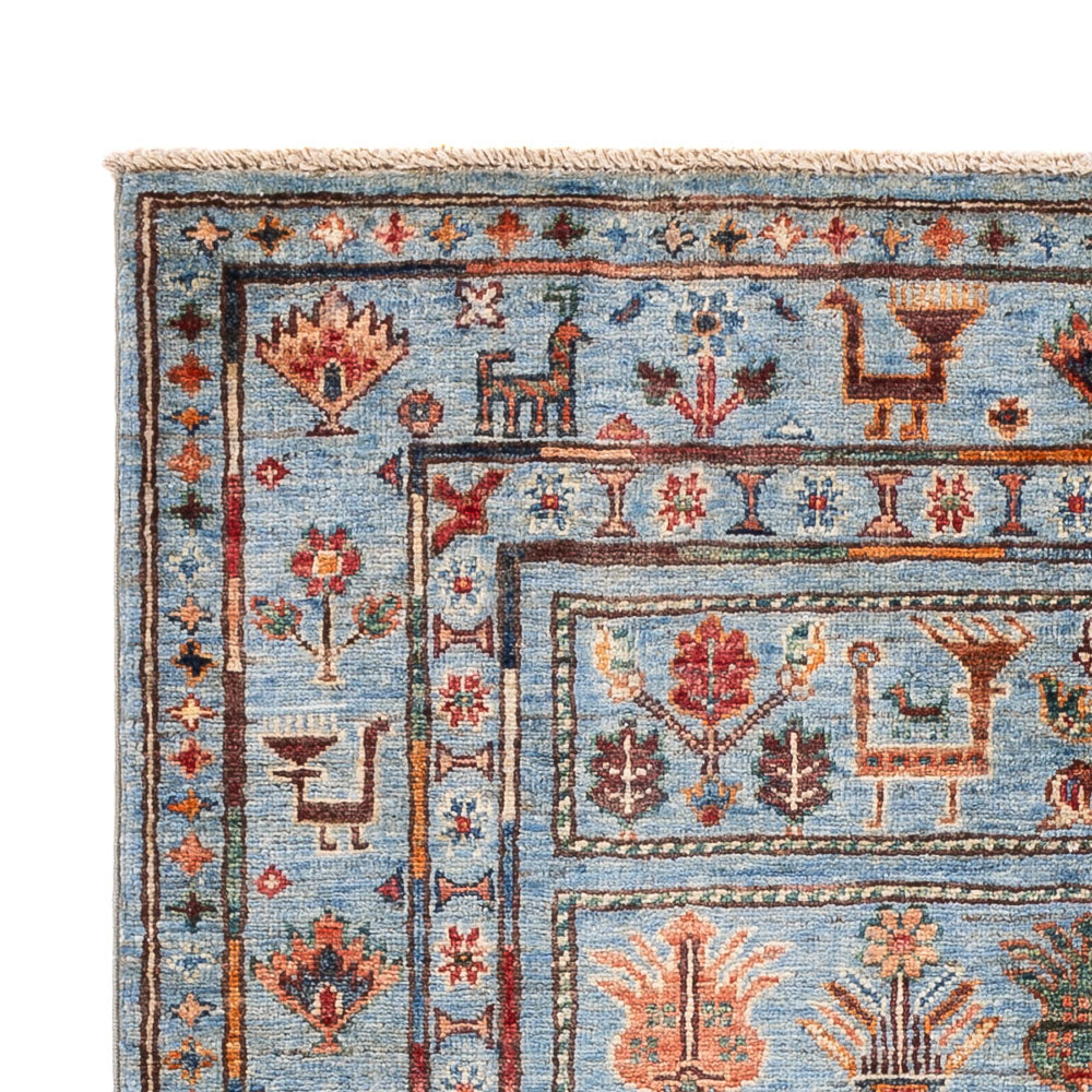 Ariana Teppich 104x154cm - Orientteppich - hellblau