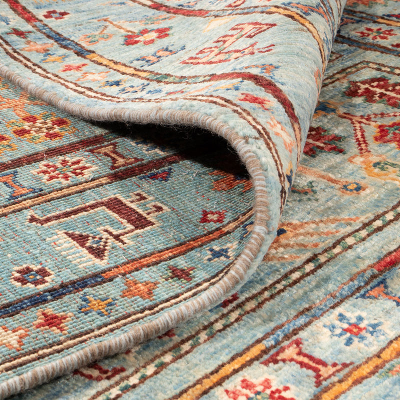 Ariana Teppich 104x154cm - Orientteppich - hellblau