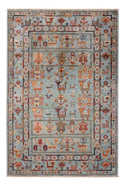 Ariana Teppich 105x153cm - Orientteppich - hellblau