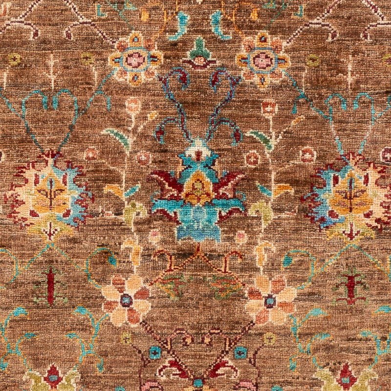 Ariana Teppich 100x147cm - Orientteppich - dunkelbeige