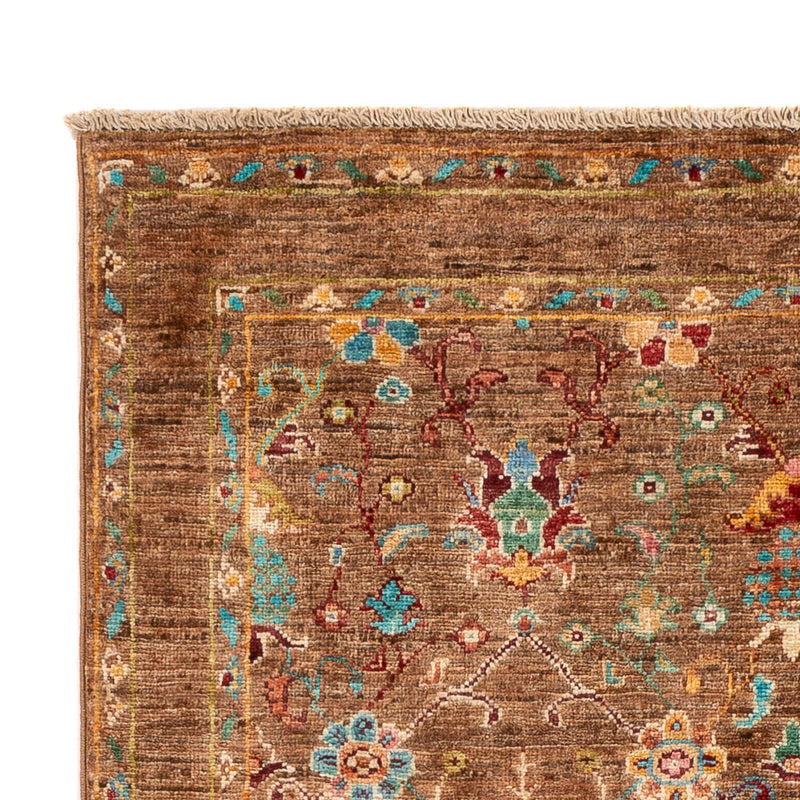 Ariana Teppich 100x147cm - Orientteppich - dunkelbeige