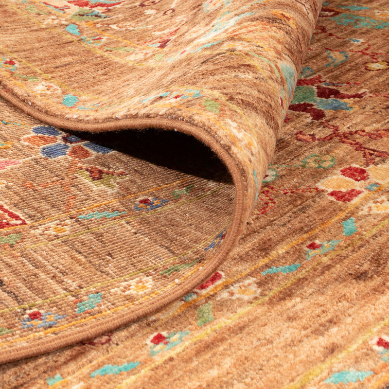 Ariana Teppich 100x147cm - Orientteppich - dunkelbeige