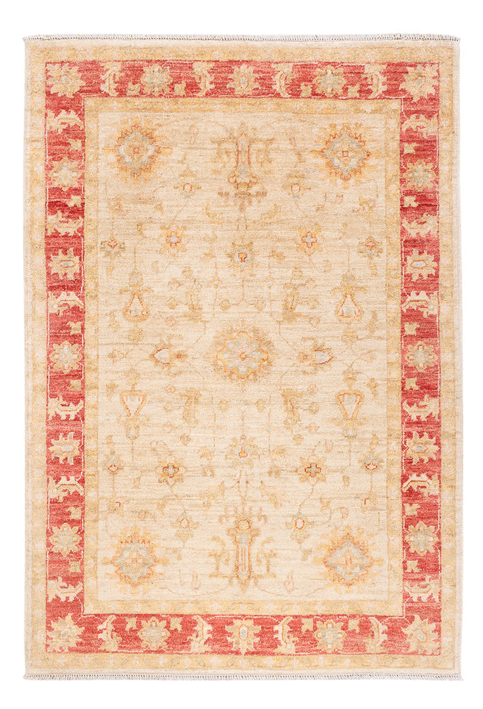 Ziegler Teppich 101x147cm - Orientteppich - beige