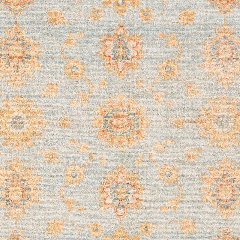 Ziegler Teppich 103x151cm - Orientteppich - hellblau