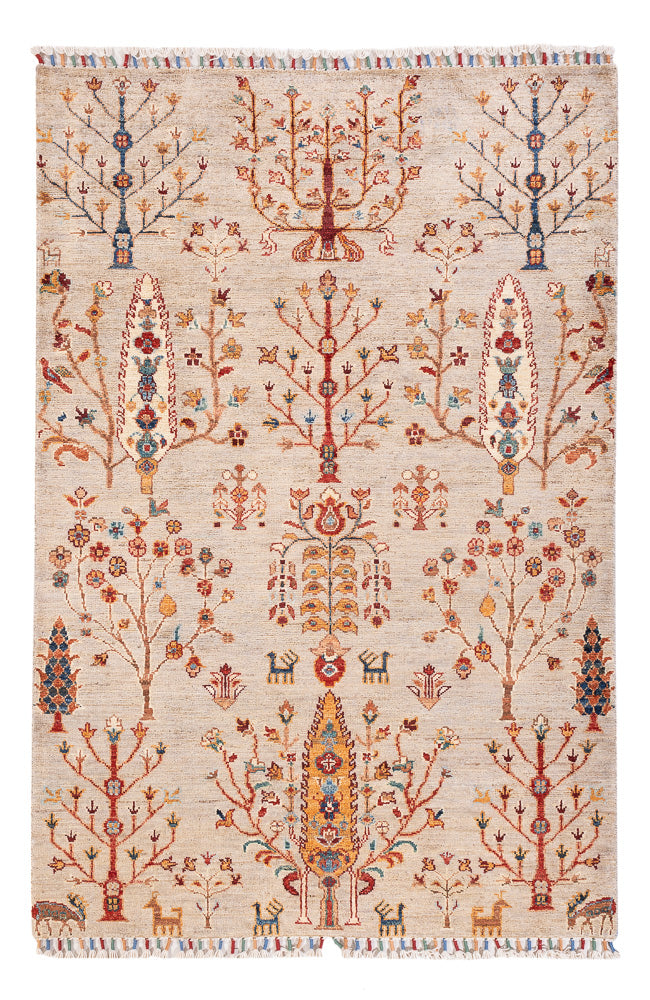 Ariana Teppich 100x150cm - Orientteppich - hellbeige
