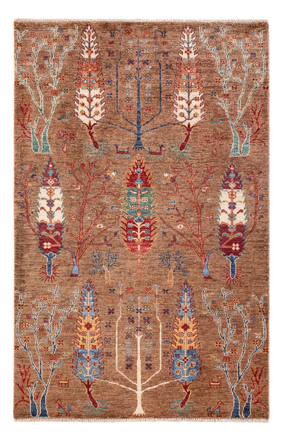 Ariana Teppich 99x154cm - Orientteppich - dunkelbeige