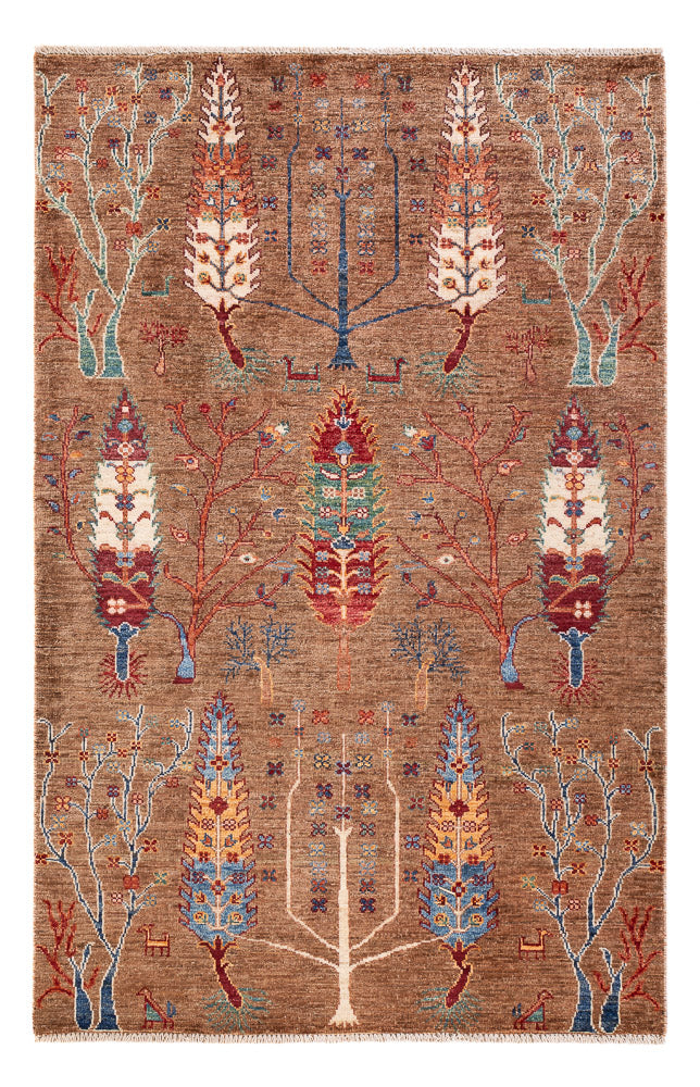 Ariana Teppich 99x154cm - Orientteppich - dunkelbeige