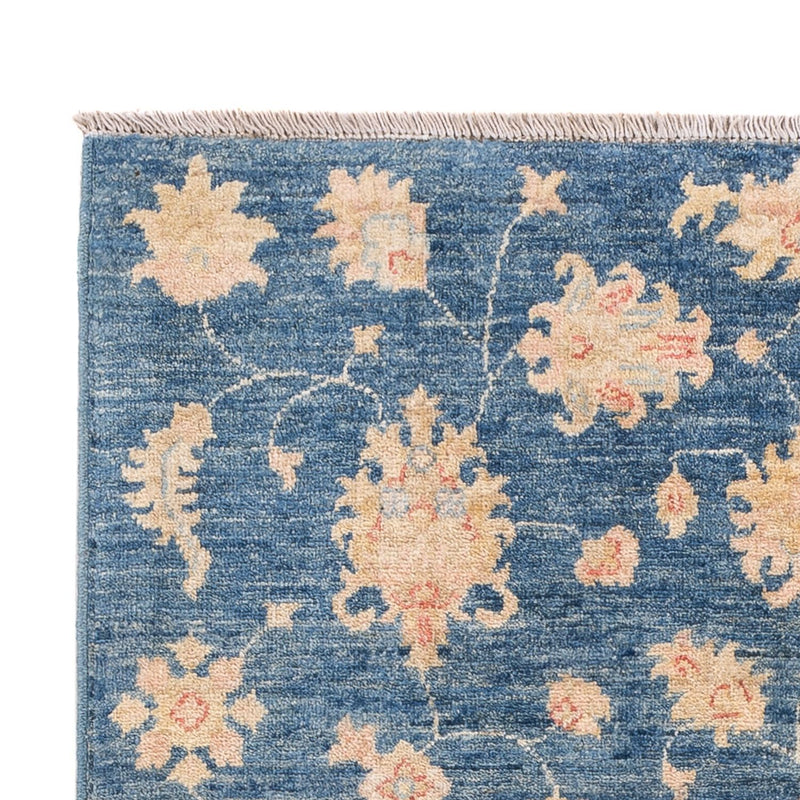 Ziegler Teppich 100x150cm - Orientteppich - blau