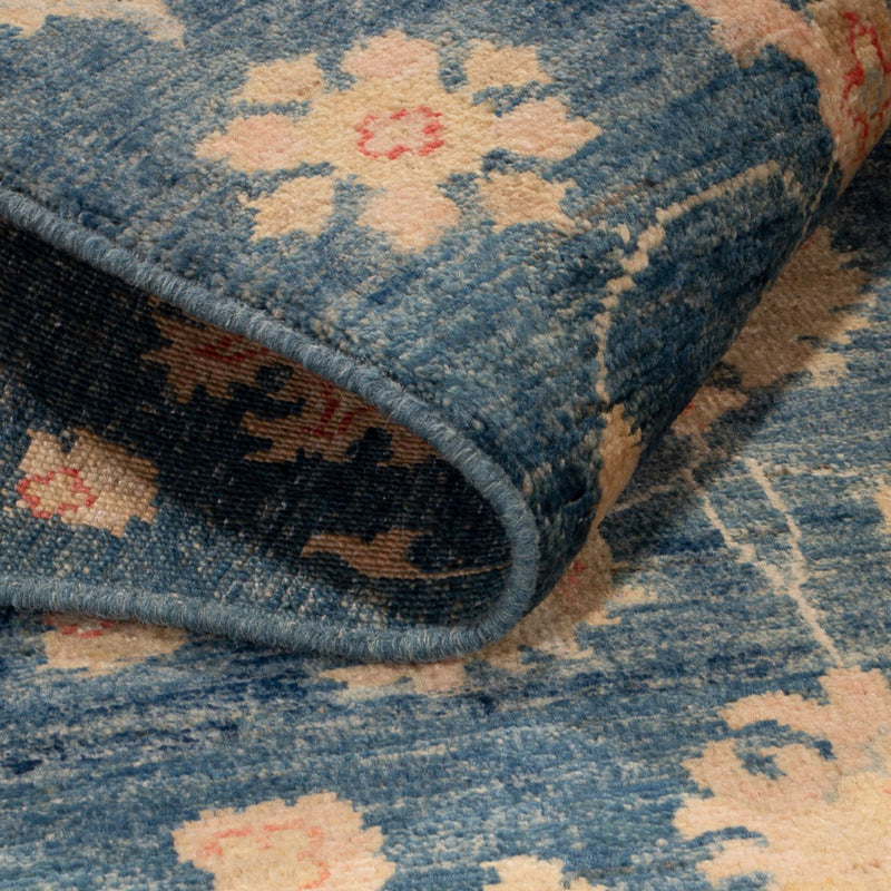 Ziegler Teppich 100x150cm - Orientteppich - blau