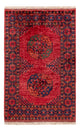Afghan Teppich 100x150cm - Orientteppich - rot