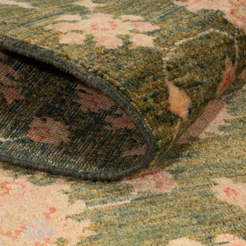 Ziegler Teppich 102x148cm - Orientteppich - dunkelgrün