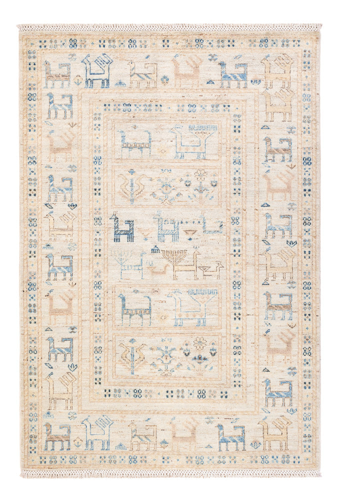 Ariana Teppich 101x152cm - Orientteppich - beige