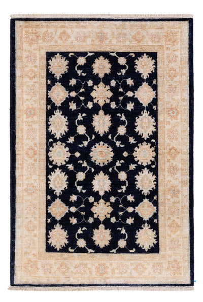 Ziegler Teppich 102x150cm - Orientteppich - schwarz