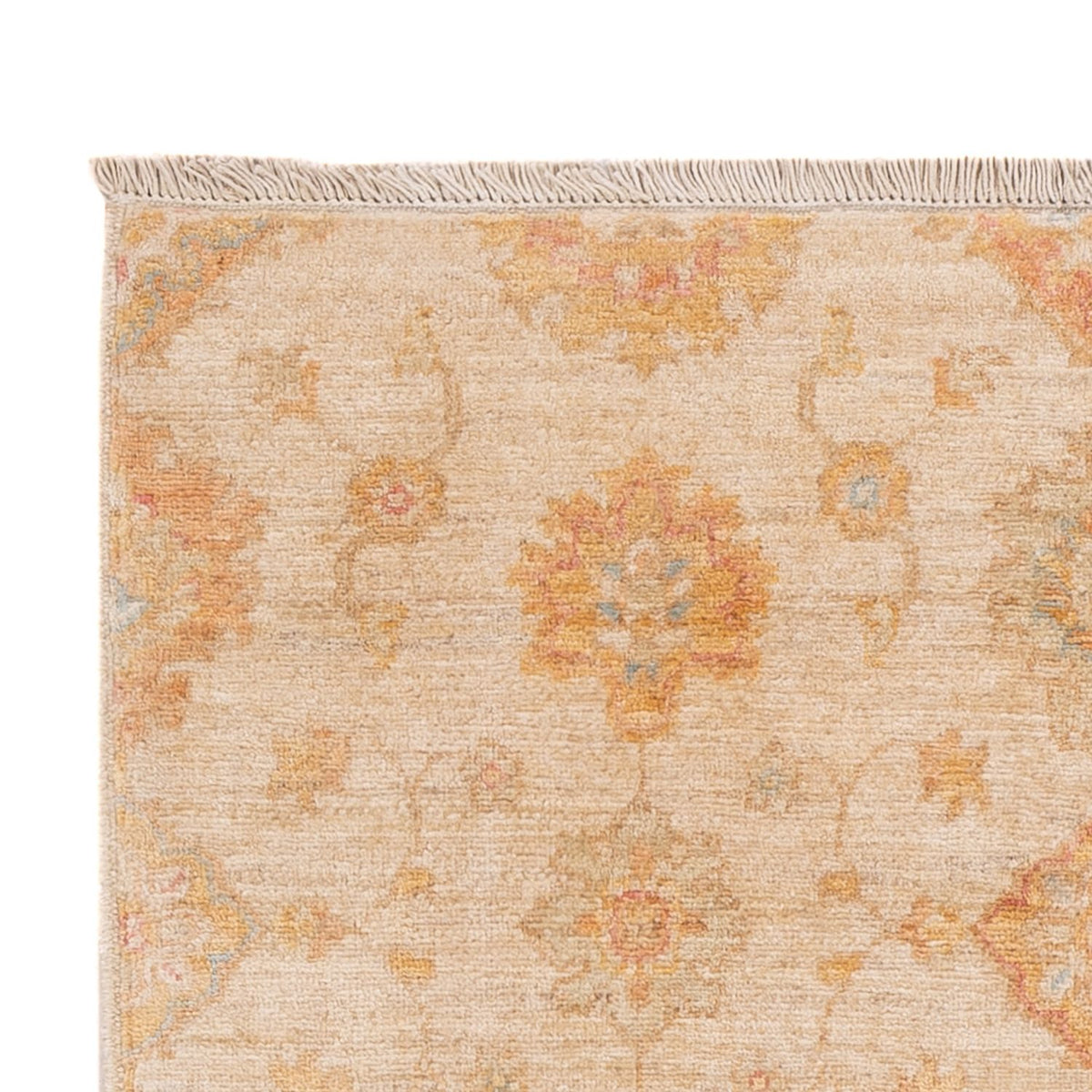 Ziegler Teppich 101x150cm - Orientteppich - hellbeige