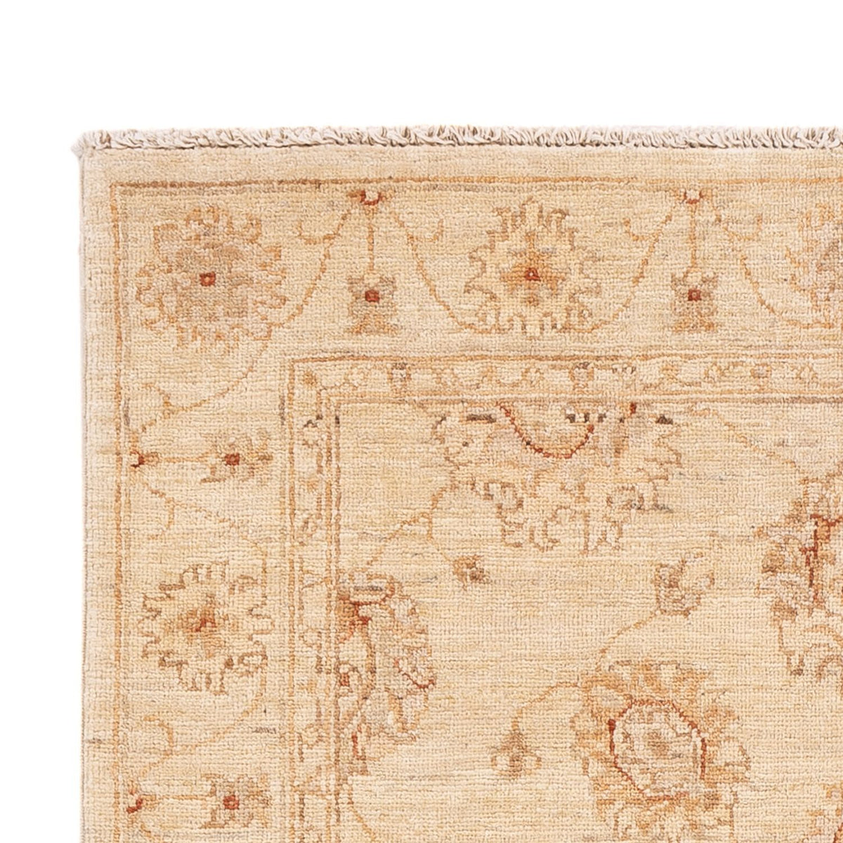 Ziegler Teppich 100x152cm - Orientteppich - hellbeige