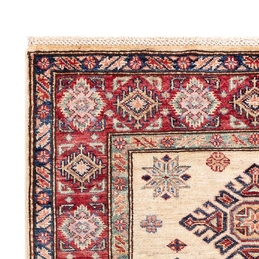 Kazak Teppich 99x154cm - Orientteppich - beige